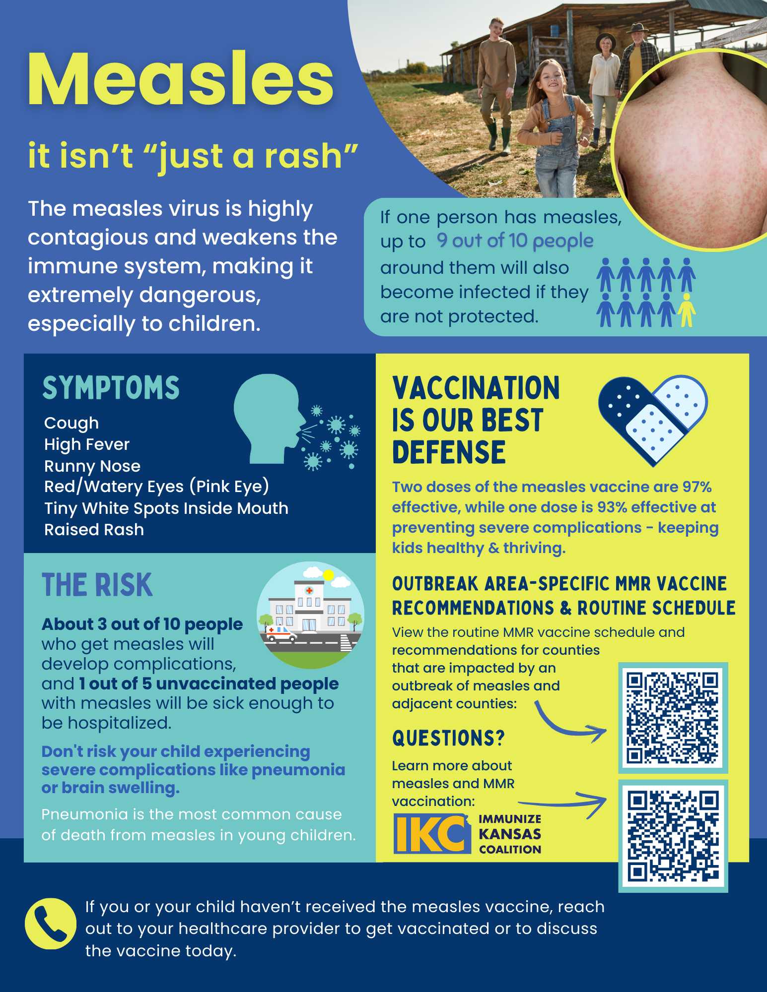 IKC's Measles Isn't Just a Rash Flyer